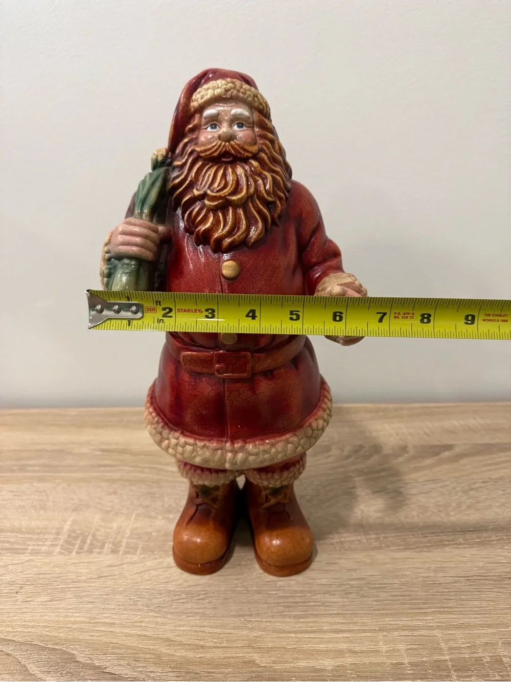 Vintage Old World Santa Claus Figure Large 15